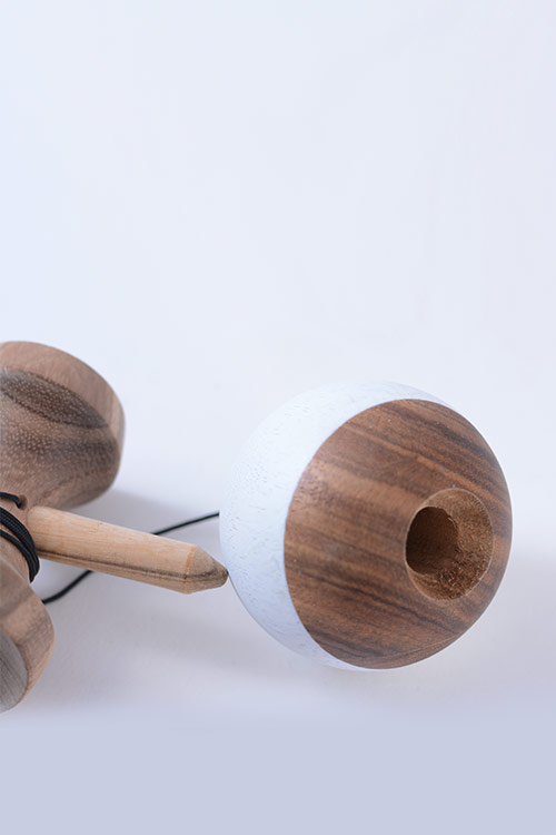 【新品】Kendama Israel Rhino Clear 玉のみ ZEBRHINO V1 - ZEBRANO WOOD X RHINO CLEAR - Kendama Israel
