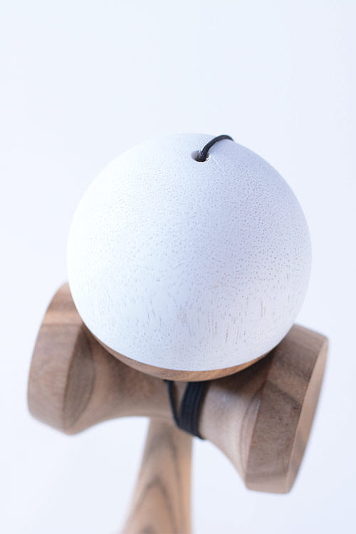 ZEBRHINO V1 - ZEBRANO WOOD X RHINO CLEAR - Kendama Israel