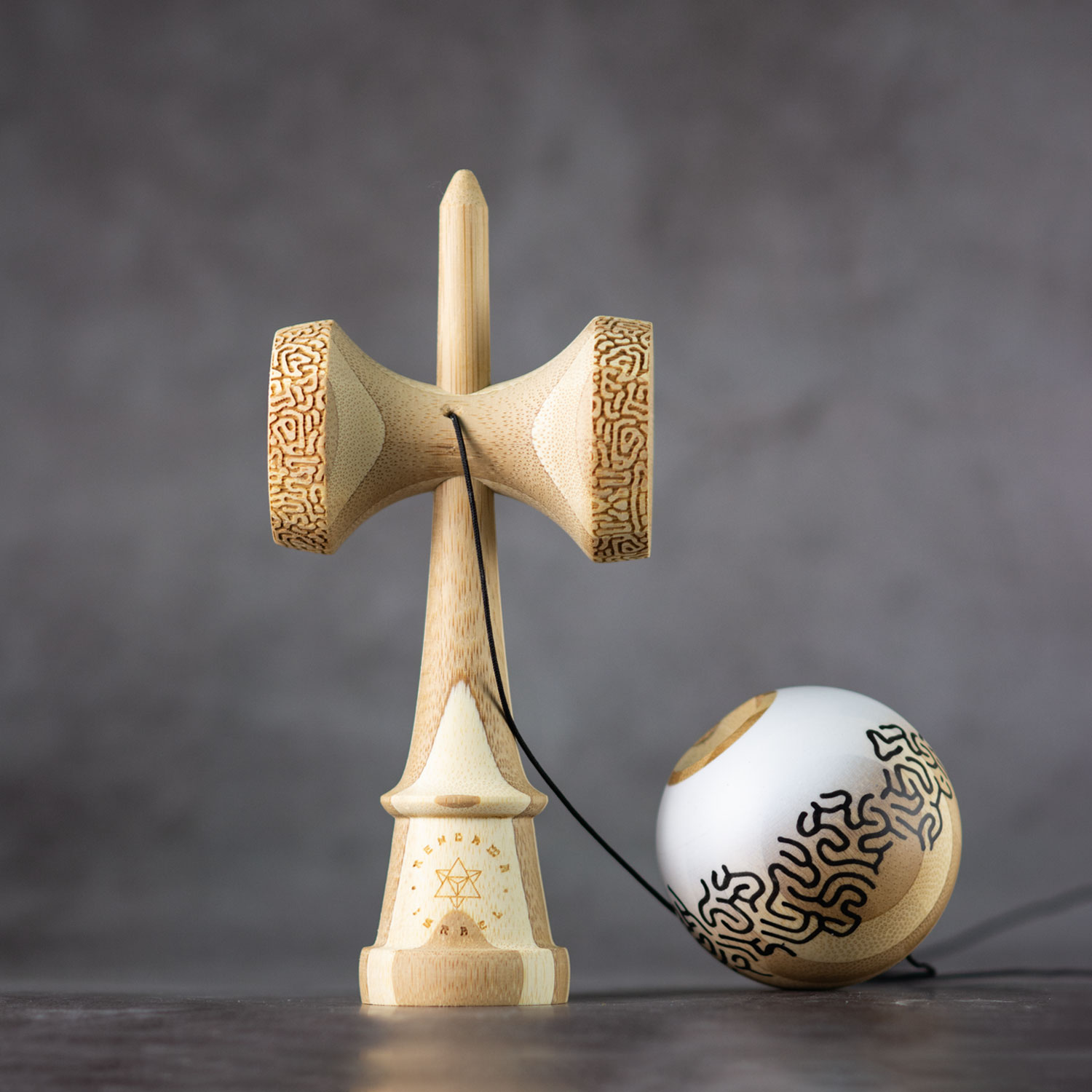 SB Magma Bamboo - White – Rhino Clear - Kendama Israel