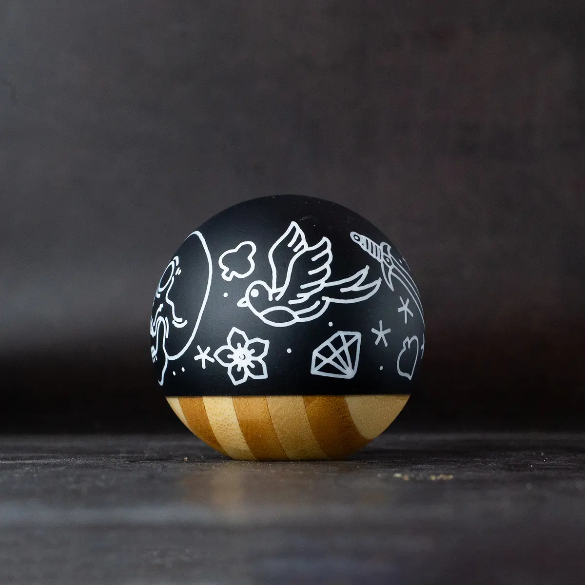 FLASH ART RHINO SB - Black - Tama Only - Kendama Israel