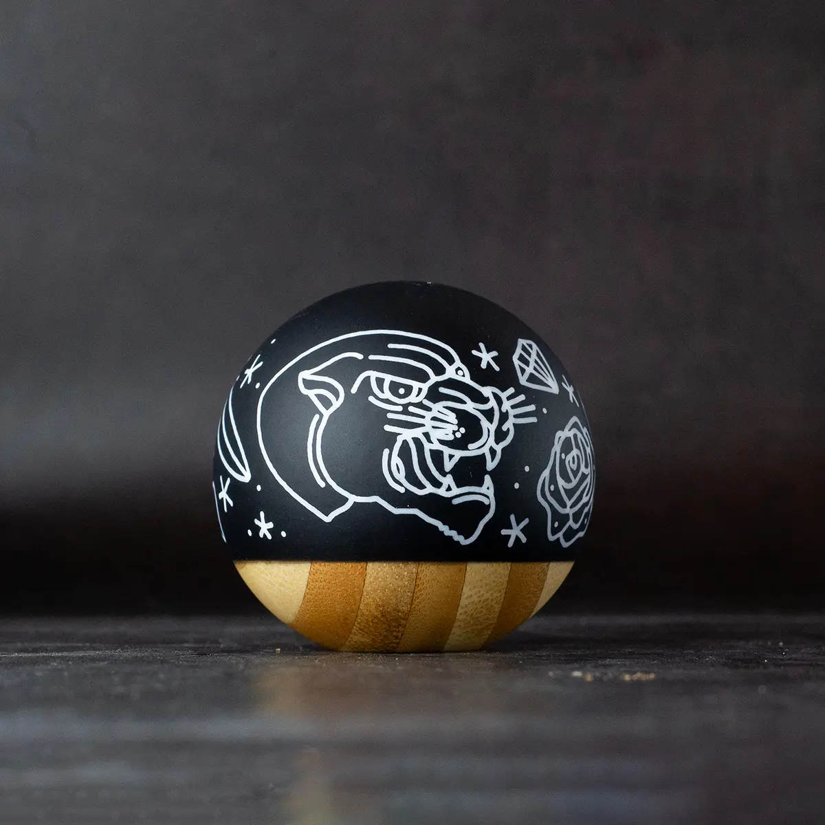 FLASH ART RHINO SB - Black - Tama Only - Kendama Israel